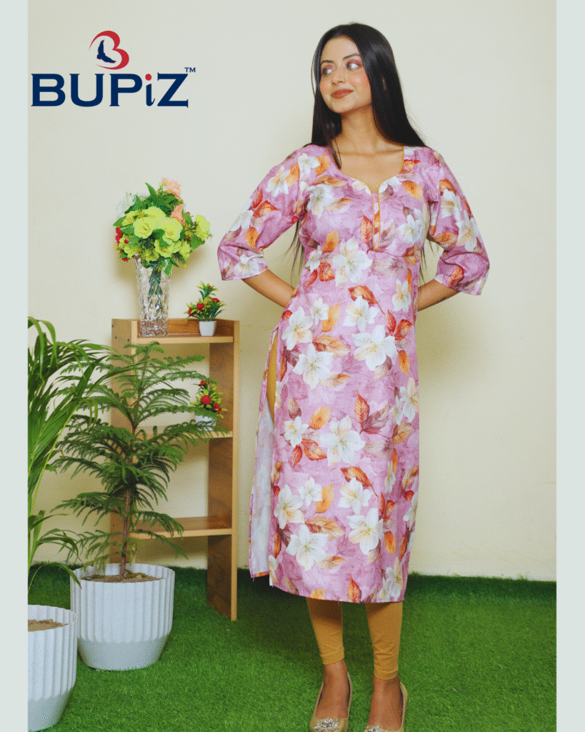 Women's Kurta Rayon Blend_ Lavender