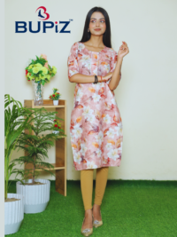 Rayon Blend Straight Solid Kurta _Rose Gold