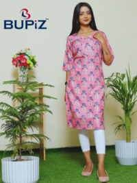 Rayon Blend Straight Solid Kurta