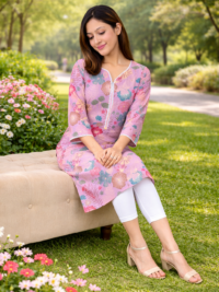 Lavender Premium Kurta